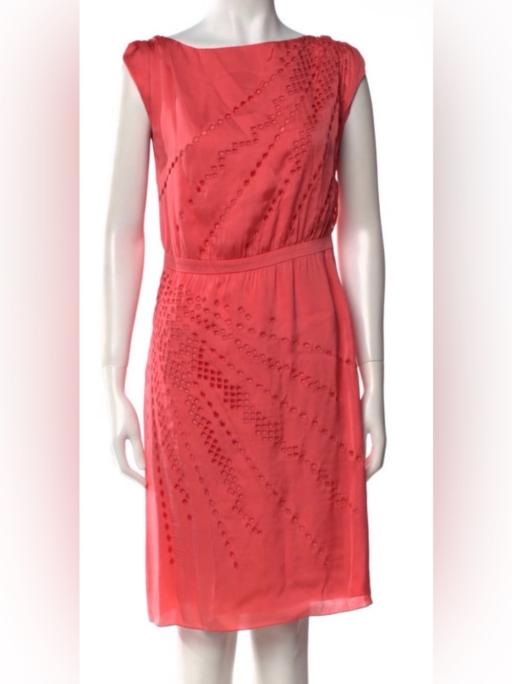 Luca Luca coral Dress with cutouts - Like New